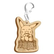 ポケットモンスター セピアグラフィティ 木製キーホルダー ランチタイム [キャラクターグッズ]
