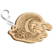 ポケットモンスター セピアグラフィティ 木製キーホルダー オーバーザムーン [キャラクターグッズ]