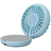 充電式モバイルファン ブルー Puffy Fan  BL