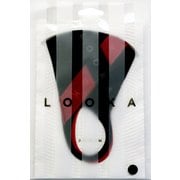 マスク Mサイズ PREMIUM BLACK×RED LOOKA DESIGN MASK 洗えるマスク 1枚入 C99D3-A048-M02T