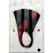 マスク Sサイズ PREMIUM BLACK×RED LOOKA DESIGN MASK 洗えるマスク 1枚入 C99D3-A048-S02T