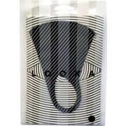 C99D1-A048-M03T [LOOKA DESIGN MASK BLACK×WHITE STRIPE Mサイズ]