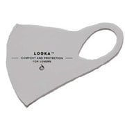 マスク Mサイズ LOVER WHITE LOOKA DESIGN MASK 洗えるマスク 1枚入 C99D1-A048-M06T