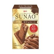 グリコ SUNAO <クリームサンド> Wチョコレート 6枚