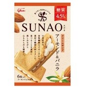 グリコ SUNAO <クリームサンド> アーモンド＆バニラ 6枚