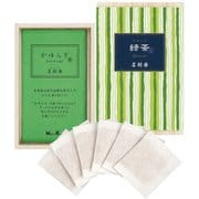 名刺香 かゆらぎ 緑茶(りょくちゃ) 桐箱 6入 [お香]