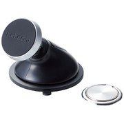 P-CARS08SV [スマホ用車載マグネットホルダー 強力ゲル吸盤 シルバー]