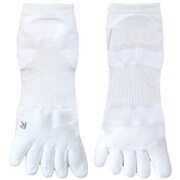 高機能ソックス JAPAN SPORTS SOCKS 5本指ソックス オールホワイト 22-27cm男女兼用