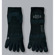 高機能ソックス JAPAN SPORTS SOCKS 3足セット 5本指ソックス オールブラック 22-27cm男女兼用