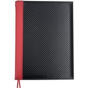 カーボン調 マルチノートカバー B5/SemiB5サイズ レッド GT-NOTEF1 RD
