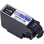 互換インクカートリッジ エプソン カメ KAM-BK-L ブラック 使い切りタイプ CC-EKAMLBK