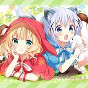 ご注文はうさぎですか？？ チノ＆シャロ ハンドタオル [キャラクターグッズ]