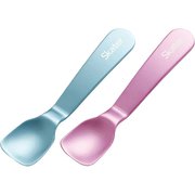 アルミ製アイススプーン 2本組 SA1S ピンク&ミント