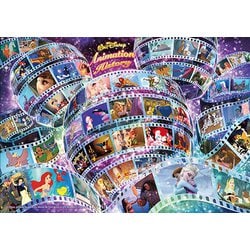 D108-005 ディズニー アニメーションヒストリー 55作品 [ジグソーパズル ホロ・クリスタル 108ピース（18.2×25.7cm）]