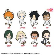 約束のネバーランド ぺたん娘トレーディングラバーストラップ 1個 [コレクショントイ]