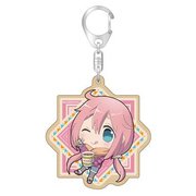 ゆるキャン△ てへぺろウッドキーホルダー なでしこver. [キャラクターグッズ]