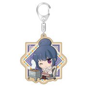 ゆるキャン△ てへぺろウッドキーホルダー りんver. [キャラクターグッズ]