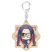 ゆるキャン△ てへぺろウッドキーホルダー 千明ver. [キャラクターグッズ]