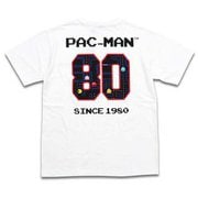 PAC-MAN 80 Tシャツ WHT XL [キャラクターグッズ]