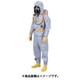 07801 [シゲマツ 密閉形防護服PS415F上着大]