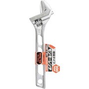 12246 [ストロングツール 軽量タイプ モンキレンチ 200mm 目盛り付(0-30mm)]