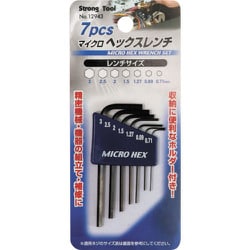 12943 [ストロングツール 7pcs マイクロヘックスレンチ mmサイズ]