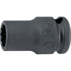 13406M-14 [コーケン 9.5mm差込 インパクト12角ソケット(薄肉) 14mm]