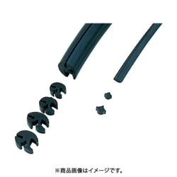 209-7007 [スガツネ工業 ガラスはめ込み用ゴムパッキン （210-046-228） 1m]