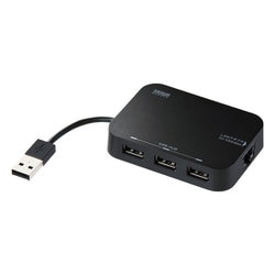 ヨドバシ Com サンワサプライ Sanwa Supply Usb Hla306bkn Lanアダプタ 内蔵 3ポートusb2 0ハブ ブラック 通販 全品無料配達
