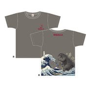 抜染Tシャツ 富嶽三十六景大怪獣ノ図 GY L [キャラクターグッズ]