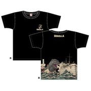 抜染Tシャツ 大怪獣海洋出現ノ図 BK M [キャラクターグッズ]