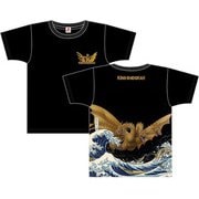 抜染Tシャツ 富嶽キングギドラ BK XL [キャラクターグッズ]