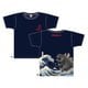 抜染Tシャツ 富嶽三十六景大怪獣ノ図 NV S [キャラクターグッズ]