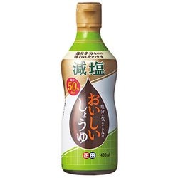 塩分を気にする人のおいしいしょうゆ 400ml