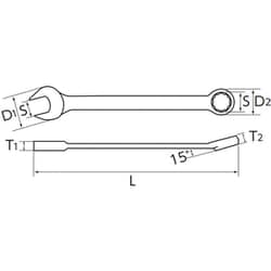 全商品オープニング価格 特別価格 KTC コンビネーションレンチ MS2-1-1