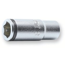 2350X-8 [コーケン 6.35mm差込 ナットグリップセミディープソケット 8mm]