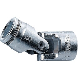 2441M-14 [コーケン 6.35mm差込 ナットグリップユニバーサルソケット14mm]