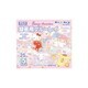 BD-R 1回録画用 180分（地上デジタル）130分（BSデジタル） 1-4倍速 1枚10mmケース（透明）5P  インデックス付 サンリオプリント BDR-25DVX.SANRIO.5CA