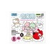 CD-R（Audio） 80分 1枚10mmケース（透明） 5P インデックス付 サンリオプリント CDRA80VX.SANRIO.5CA