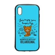 YY02904 [iPhone XS Max用 ハイブリッドタフケース リラックマ/リラックマスタイル ロゴ]