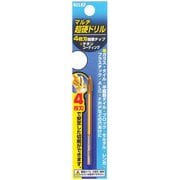 RELIEF 4枚刃マルチ超硬ドリル 4mm 超硬チップ+チタンコート 26690