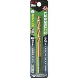 RELIEF 六角軸快速ドリル チタンコーティング 7.0mm 一体型 26888