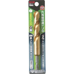 RELIEF 六角軸快速ドリル チタンコーティング 13.0mm 一体型 26902