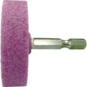27814 [RELIEF 六角軸 軸付砥石 金属用(PA) 平型 φ50×13mm]