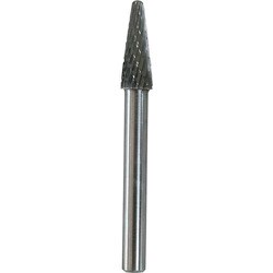 28042 [RELIEF 超硬カッター φ6mm軸 先丸円錐型 8×22mm]