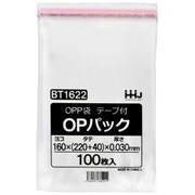 OPP袋透明テープ付 100P BT1622