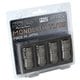貫通ナット Kics MONOLITH T1/06 M12XP1.5 Glorious Black 4pcs グロリアスブラック MN01GK-4P