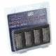 貫通ナット Kics MONOLITH T1/07 M14XP1.5 Glorious Black 4pcs グロリアスブラック MN04GK-4P