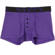 ボクサーパンツ D-315 リブ 紫 L