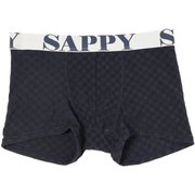 ボクサーパンツ D-302 モザイク 紺 M